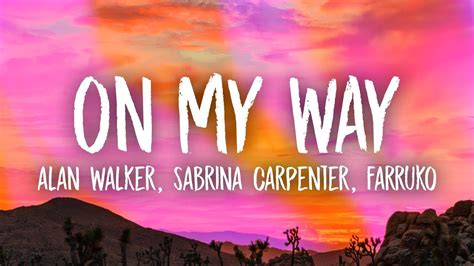 on my way lyrics|on my way letra.